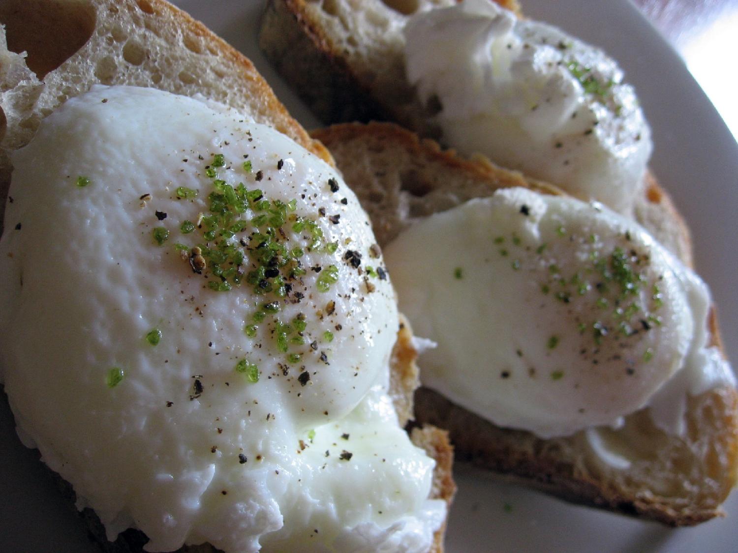 poached eggs